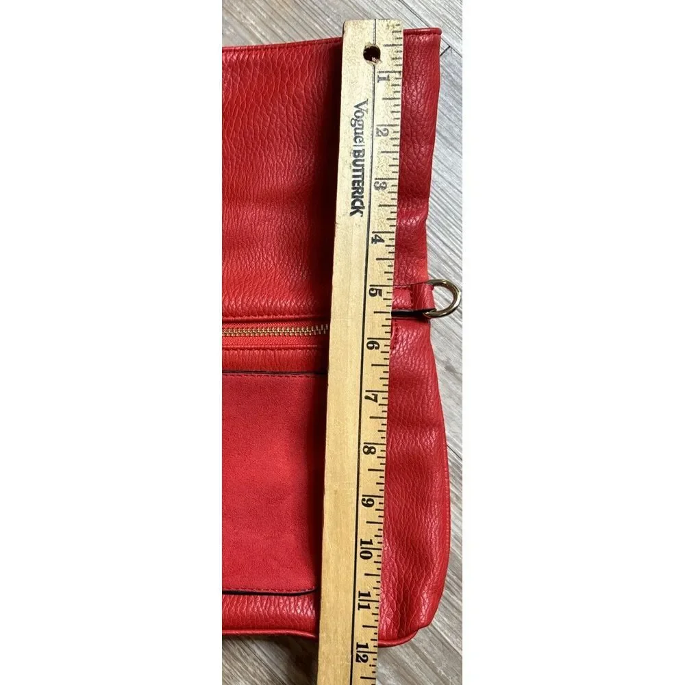 Sondra Roberts Squared Clutch Bag‎ And Shoulder Strap. Gold Accents. Good Cond.